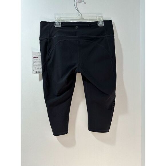 Athleta Dobby mesh women’s black athletic shorts size MP. NWT #14-1670 - Picture 8 of 8